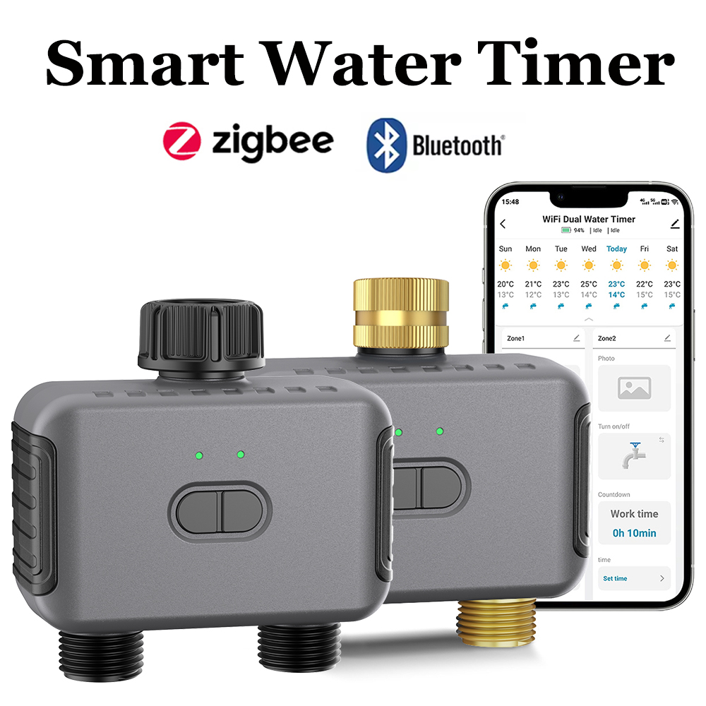 Smart Garden System - Умный таймер воды Tuya Zigbee/BT, автоматический