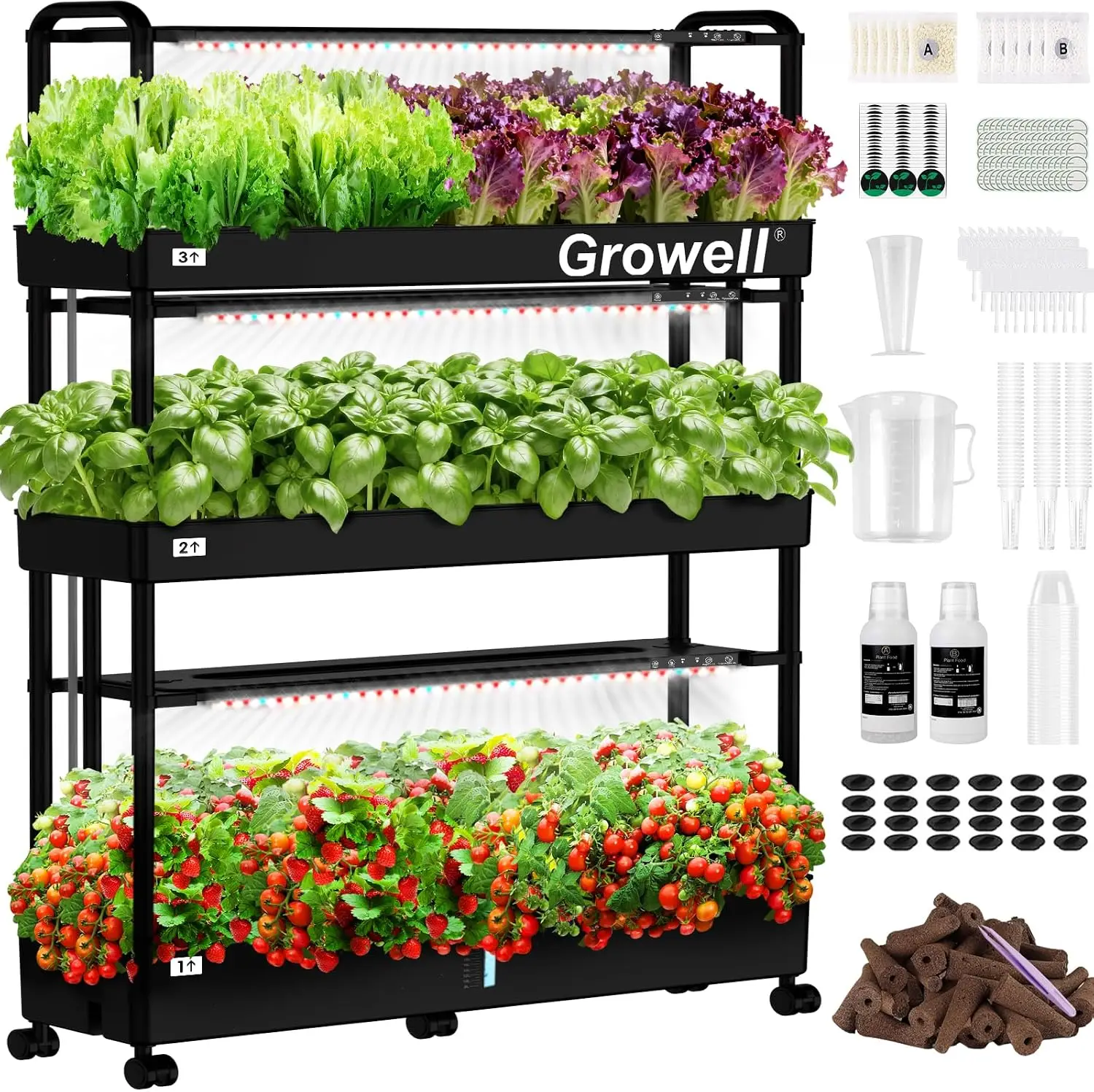 Indoor Garden Kit - Большой комплект для гидропонного выращивания растений,