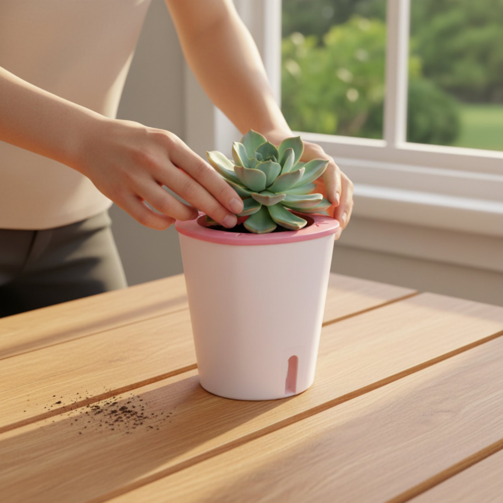 Самополивающийся горшок большо – обзор и цена Self Watering Planter